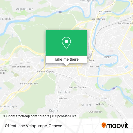 Öffentliche Velopumpe map