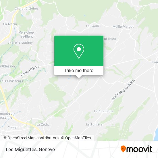 Les Miguettes map