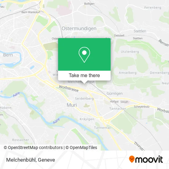Melchenbühl map