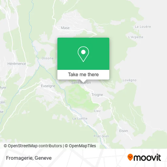 Fromagerie map