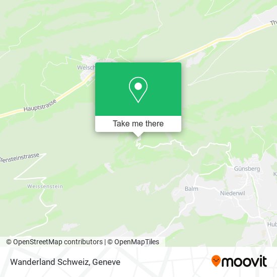 Wanderland Schweiz map