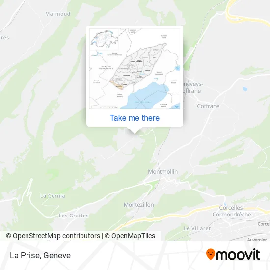La Prise map