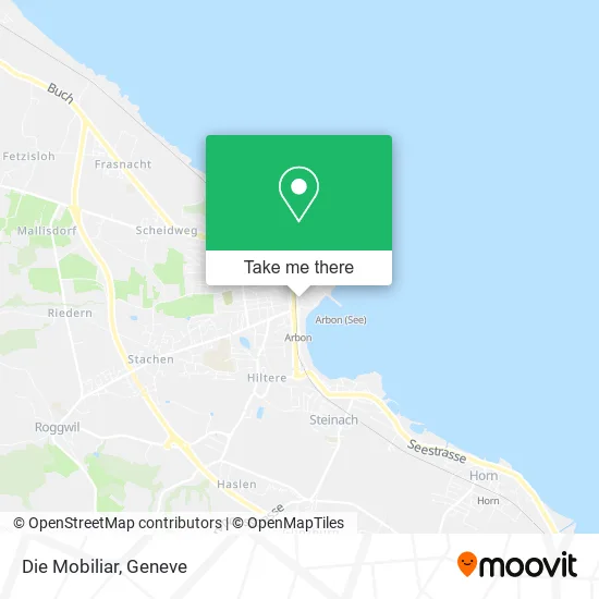 Die Mobiliar map
