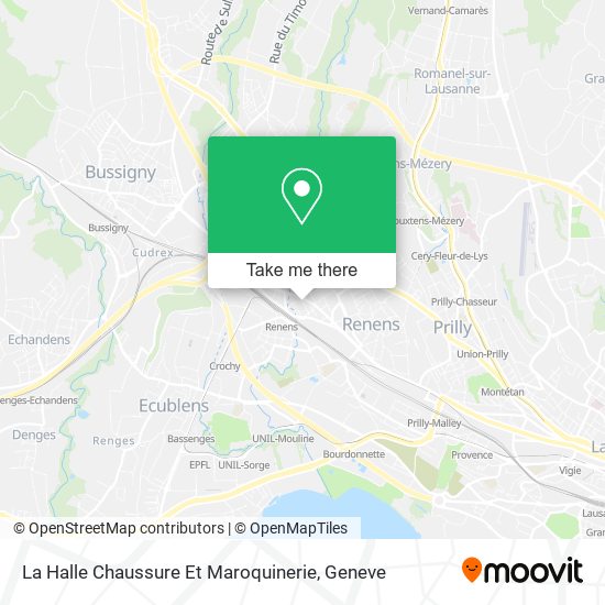La Halle Chaussure Et Maroquinerie map
