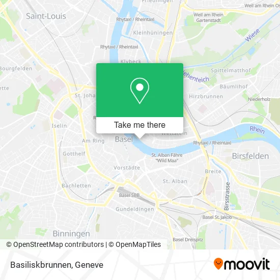 Basiliskbrunnen map