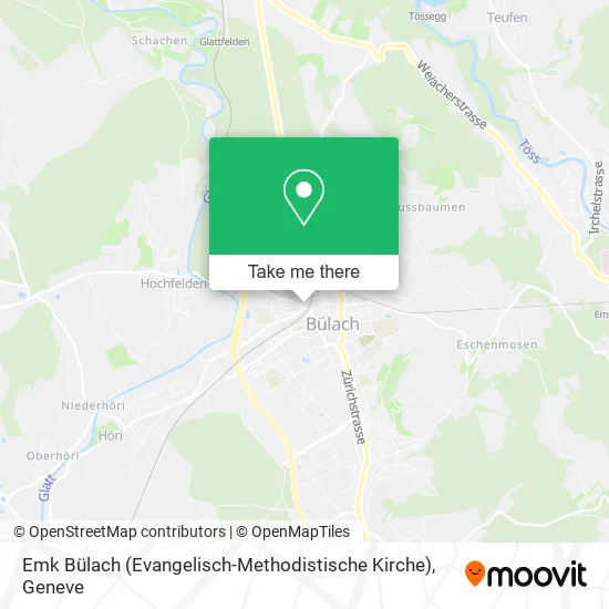 Emk Bülach (Evangelisch-Methodistische Kirche) map