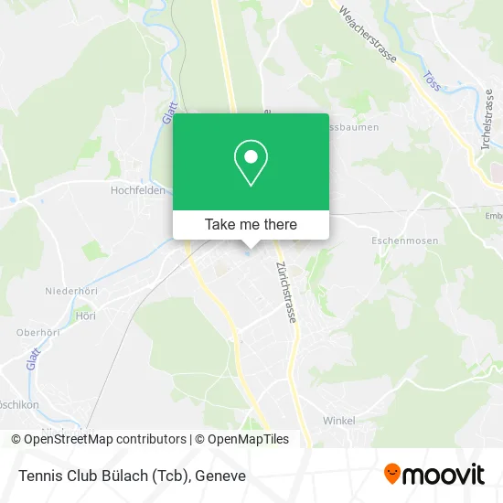 Tennis Club Bülach (Tcb) map