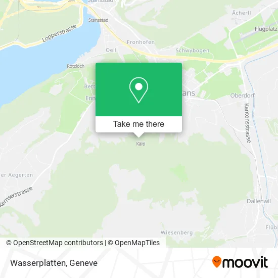 Wasserplatten map