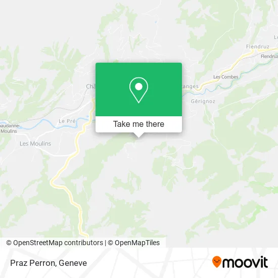 Praz Perron map
