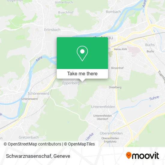 Schwarznasenschaf map