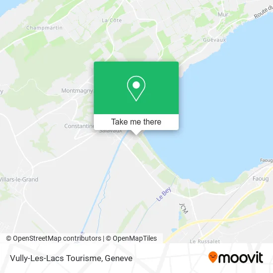 Vully-Les-Lacs Tourisme map