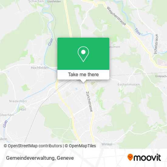 Gemeindeverwaltung map