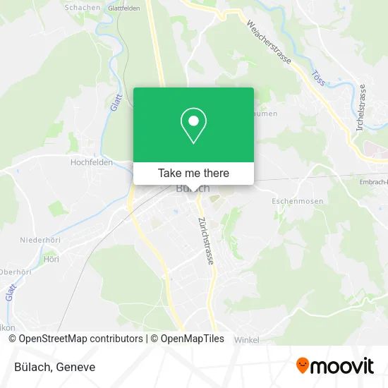 Bülach map