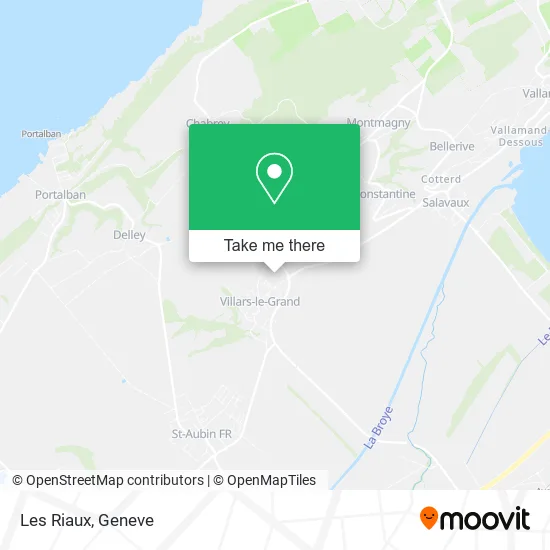 Les Riaux map