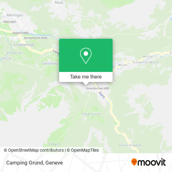 Camping Grund map