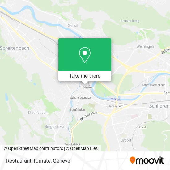 Restaurant Tomate map
