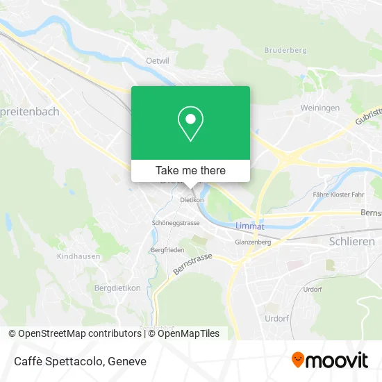 Caffè Spettacolo map
