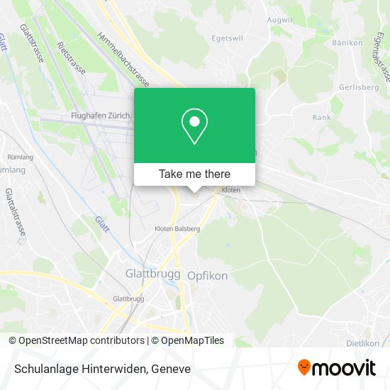 Schulanlage Hinterwiden map