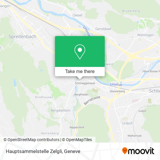 Hauptsammelstelle Zelgli map