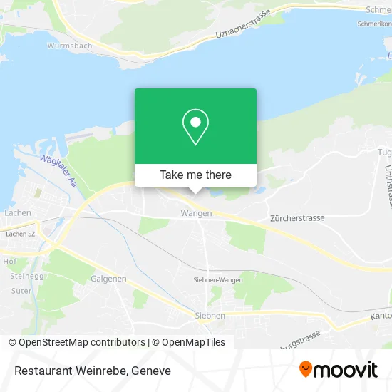 Restaurant Weinrebe map