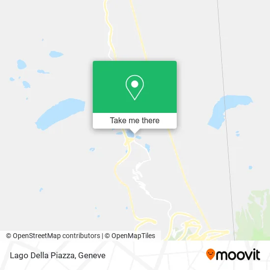 Lago Della Piazza map