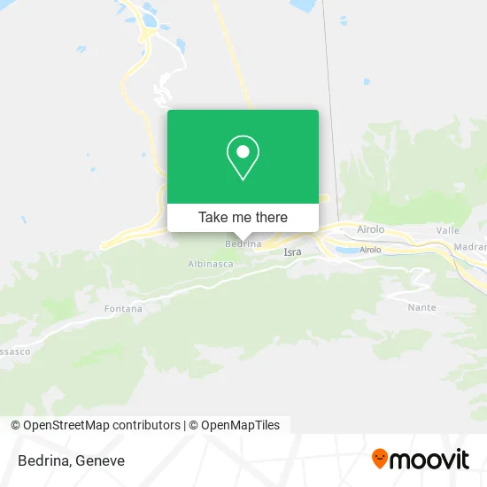Bedrina map