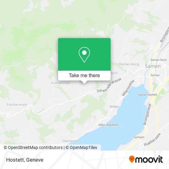 Hostett map