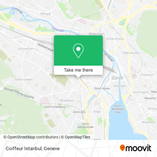 Coiffeur Istanbul map