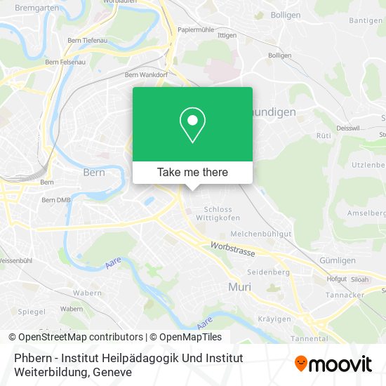 Phbern - Institut Heilpädagogik Und Institut Weiterbildung map