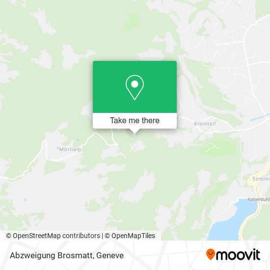 Abzweigung Brosmatt map