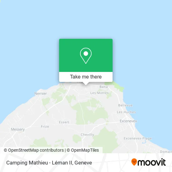 Camping Mathieu - Léman II map