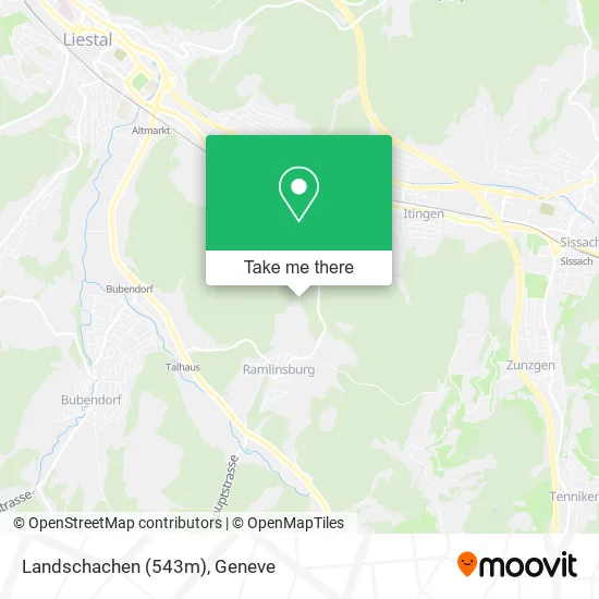 Landschachen (543m) map
