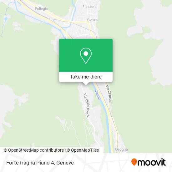 Forte Iragna Piano 4 map