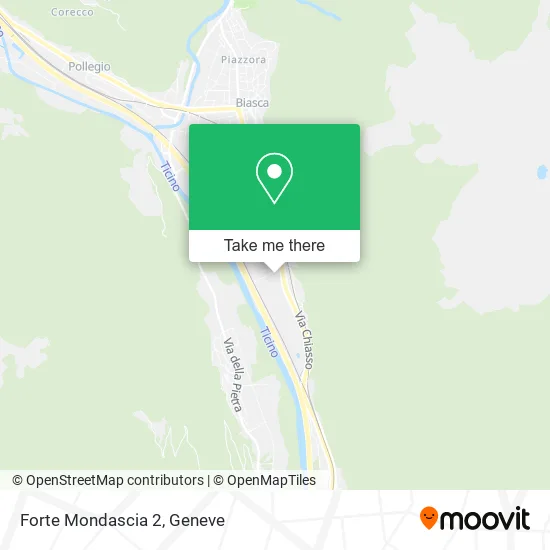 Forte Mondascia 2 map