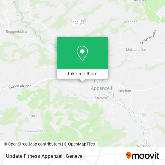 Update Fitness Appenzell map