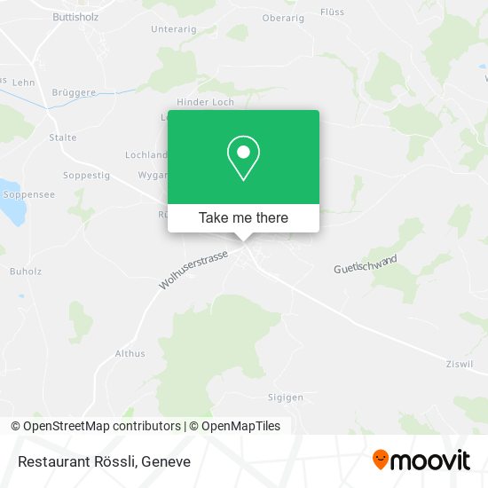 Restaurant Rössli map