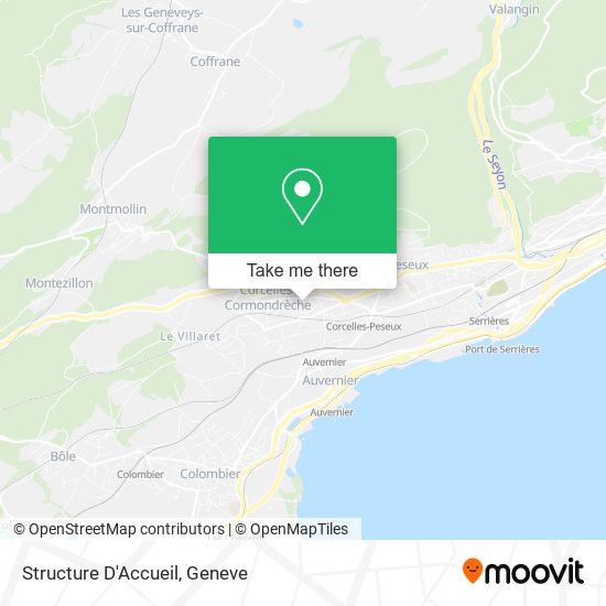 Structure D'Accueil map