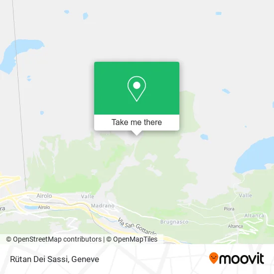 Rütan Dei Sassi map