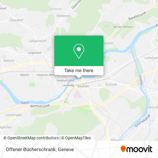 Offener Bücherschrank map