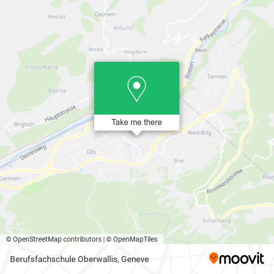 Berufsfachschule Oberwallis map