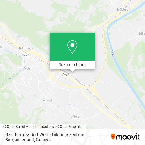 Bzsl Berufs- Und Weiterbildungszentrum Sarganserland map