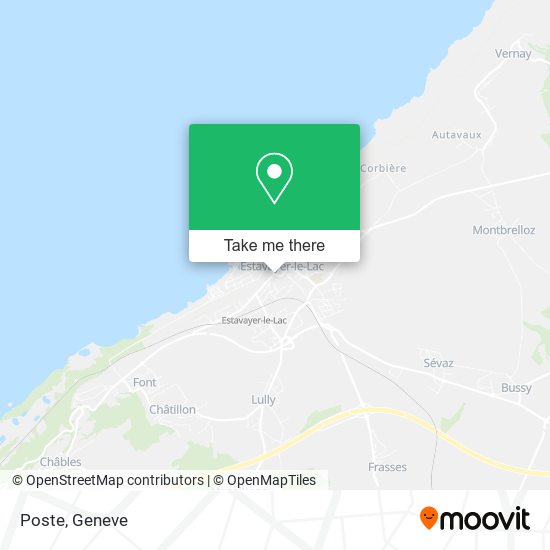 Poste map