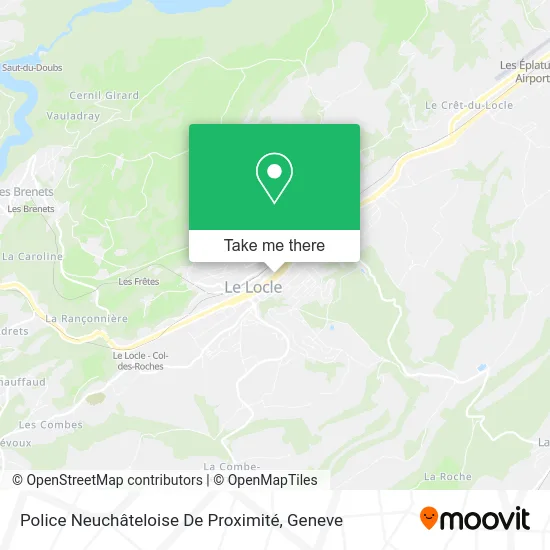 Police Neuchâteloise De Proximité map