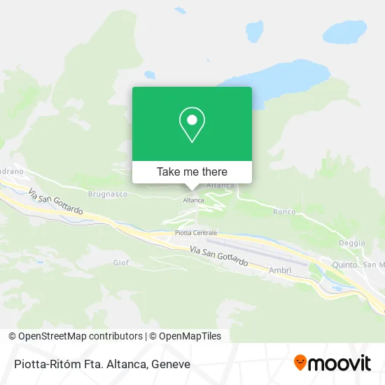 Piotta-Ritóm Fta. Altanca map