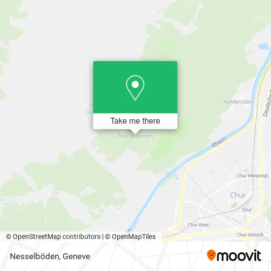 Nesselböden map