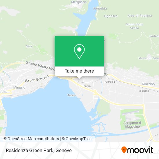 Residenza Green Park map