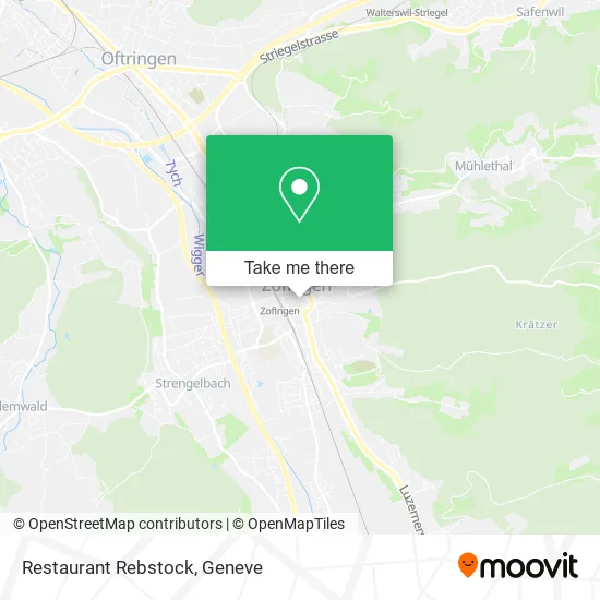 Restaurant Rebstock map