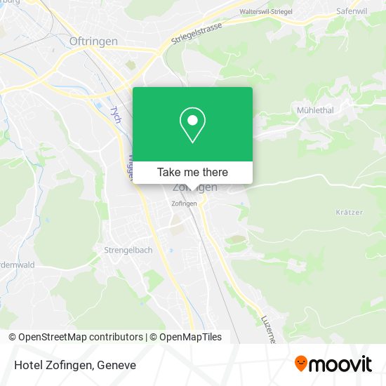 Hotel Zofingen map