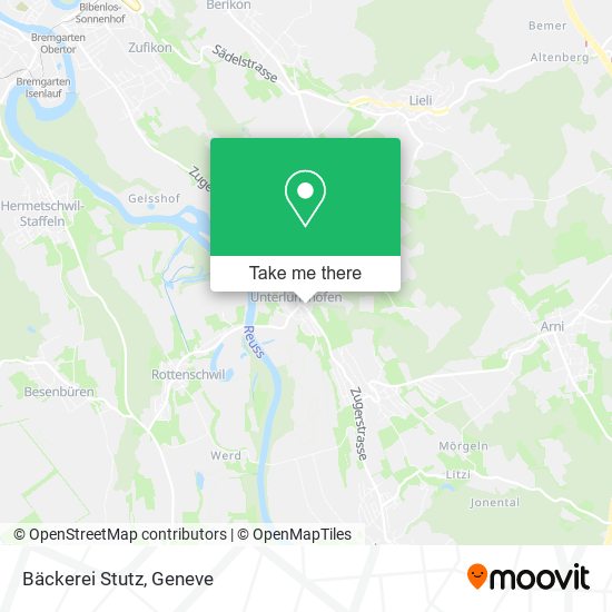 Bäckerei Stutz map