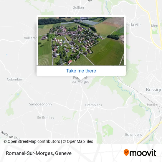 Romanel-Sur-Morges map